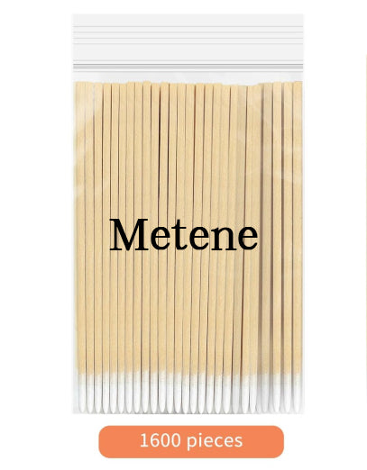 Metene 1600 Pcs Cotton Swabs, 6 Inch Long Ear Buds with Extra Long Wooden Handle Ear Picks for Cleaning, Jewelry, Polishing, Makeup, Dogs
